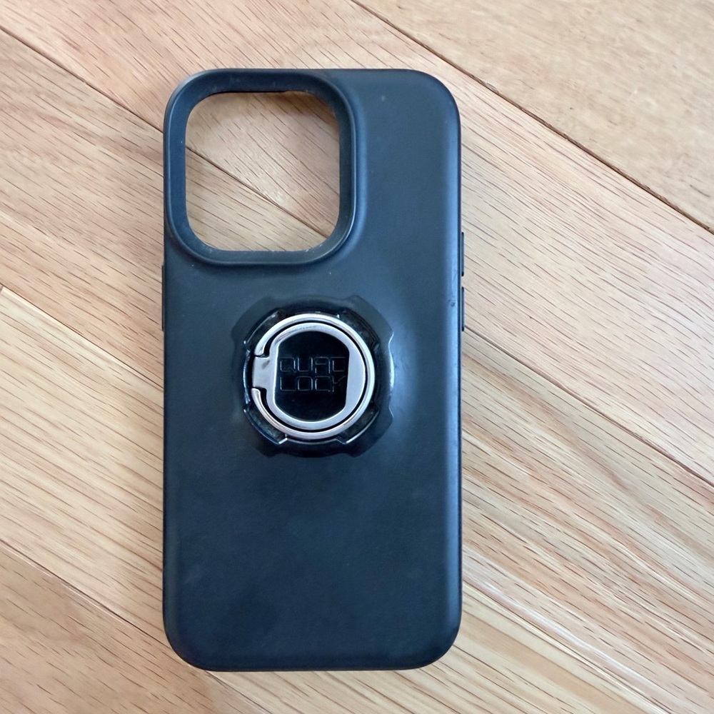 Black Phone Case with PopSocket